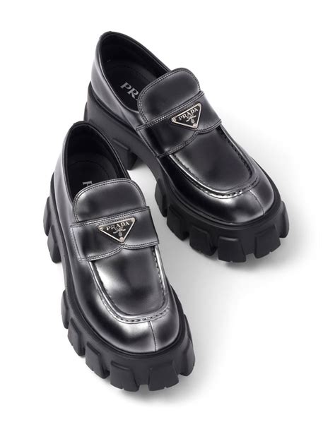 prada hairy loafers|prada loafers farfetch.